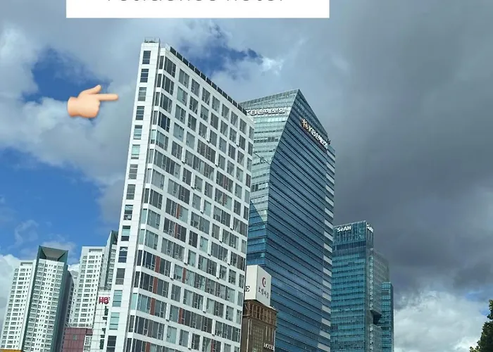 Apartment Open1-hongdae, Hapjeong Station 1 Minute, Luxury Style, Panorama River View 6 People, 2room, 3q Bed
