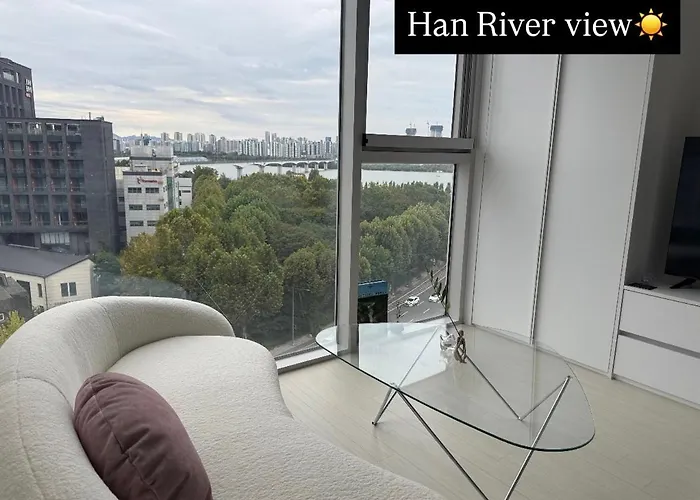 Apartamento Hoya House1-hongdae, Hapjeong Station 1 Minute, Luxury Style, Panorama River View 6 People, 2room, 3q Bed Seul
